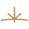 Ekena Millwork Alberta Smooth Timber Gable Bracket, Western Red Cedar, 72"W x 36"H x 1 1/2"D x 3 1/2"F, 12/12 Pitch GBW072X36X0204ALB00SWR - alternate 1